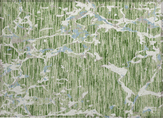 Piper Looms Chantille Stripes ACN1046 Aloe Machine Washable Area Rug Scatter Main Image