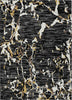 Piper Looms Chantille Stripes ACN1046 Black Machine Washable Area Rug main image
