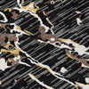 Piper Looms Chantille Stripes ACN1046 Black Machine Washable Area Rug Swatch Image