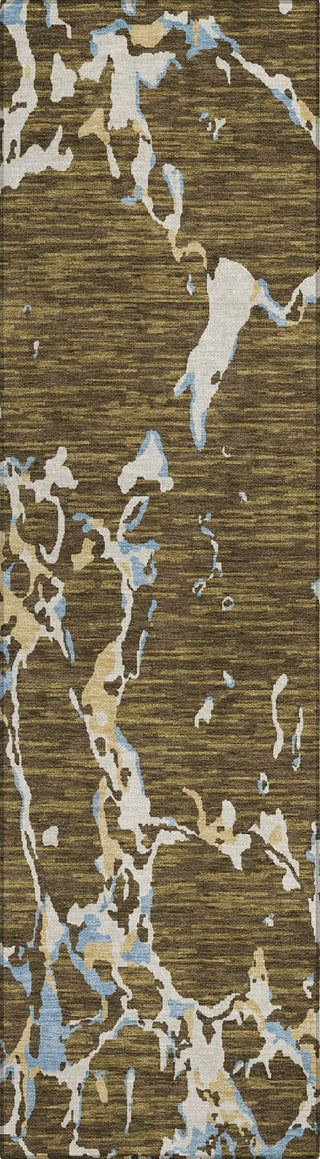 Piper Looms Chantille Stripes ACN1046 Coffee Machine Washable Area Rug Runner Main Image