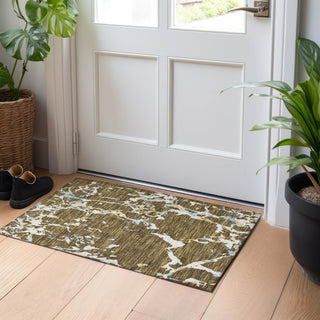 Piper Looms Chantille Stripes ACN1046 Coffee Machine Washable Area Rug Scatter Lifestyle Image Feature