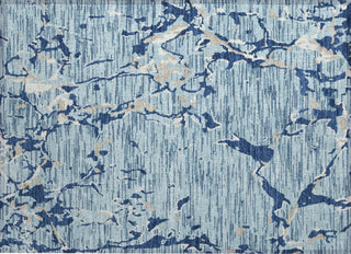 Piper Looms Chantille Stripes ACN1046 Denim Machine Washable Area Rug Scatter Main Image