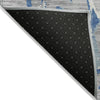 Piper Looms Chantille Stripes ACN1046 Gray Machine Washable Area Rug Backing Image