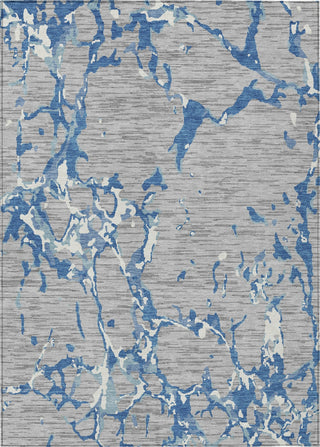 Piper Looms Chantille Stripes ACN1046 Gray Machine Washable Area Rug main image
