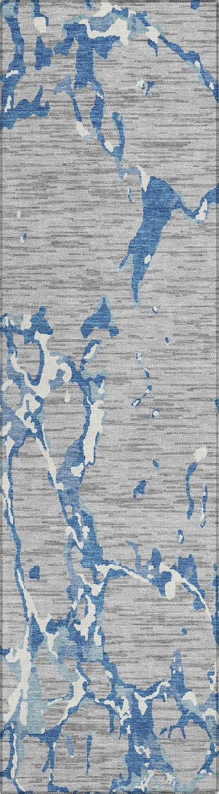 Piper Looms Chantille Stripes ACN1046 Gray Machine Washable Area Rug Runner Main Image