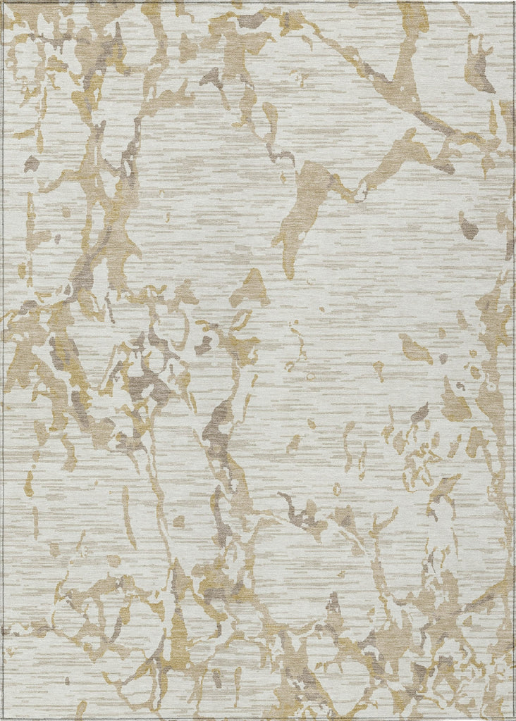 Piper Looms Chantille Stripes ACN1046 Ivory Machine Washable Area Rug main image