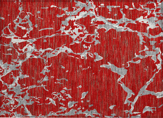 Piper Looms Chantille Stripes ACN1046 Red Machine Washable Area Rug Scatter Main Image