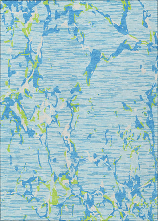 Piper Looms Chantille Stripes ACN1046 Sky Machine Washable Area Rug main image
