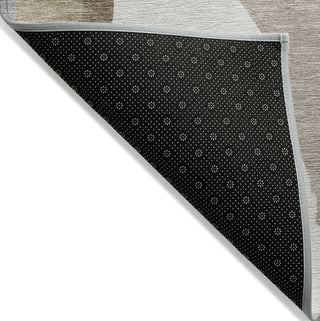 Piper Looms Chantille Waves ACN1047 Beige Machine Washable Area Rug Backing Image