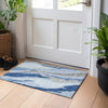 Piper Looms Chantille Waves ACN1047 Blue Machine Washable Area Rug Scatter Lifestyle Image Feature