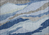 Piper Looms Chantille Waves ACN1047 Blue Machine Washable Area Rug Scatter Main Image
