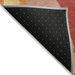 Piper Looms Chantille Waves ACN1047 Blush Machine Washable Area Rug Backing Image