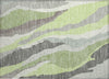 Piper Looms Chantille Waves ACN1047 Mint Machine Washable Area Rug Scatter Main Image