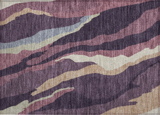 Piper Looms Chantille Waves ACN1047 Plum Machine Washable Area Rug Scatter Main Image