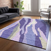 Piper Looms Chantille Waves ACN1047 Purple Machine Washable Area Rug Lifestyle Image Feature