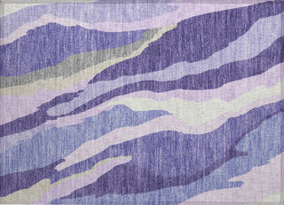 Piper Looms Chantille Waves ACN1047 Purple Machine Washable Area Rug Scatter Main Image