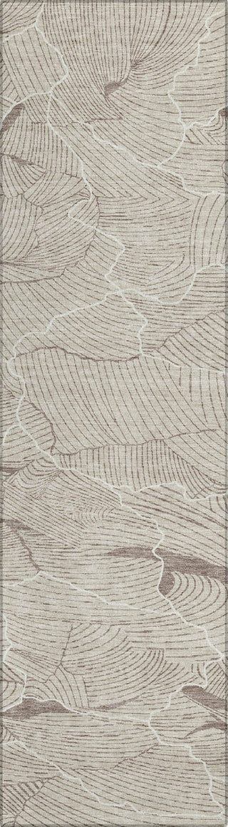 Piper Looms Chantille Lines ACN1048 Beige Machine Washable Area Rug Runner Main Image