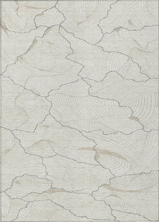 Piper Looms Chantille Lines ACN1048 Ivory Machine Washable Area Rug main image