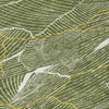 Piper Looms Chantille Lines ACN1048 Olive Machine Washable Area Rug Swatch Image