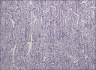 Piper Looms Chantille Lines ACN1048 Purple Machine Washable Area Rug Scatter Main Image