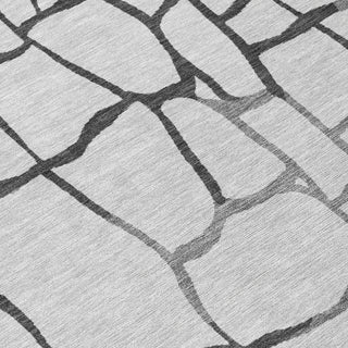Piper Looms Chantille Squares ACN1049 Gray Machine Washable Area Rug Swatch Image