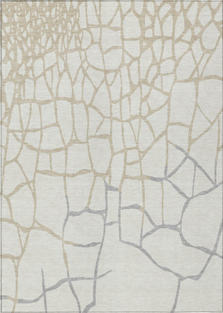 Piper Looms Chantille Squares ACN1049 Ivory Machine Washable Area Rug main image