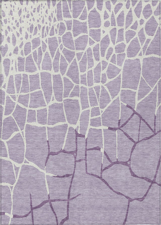 Piper Looms Chantille Squares ACN1049 Lavender Machine Washable Area Rug main image