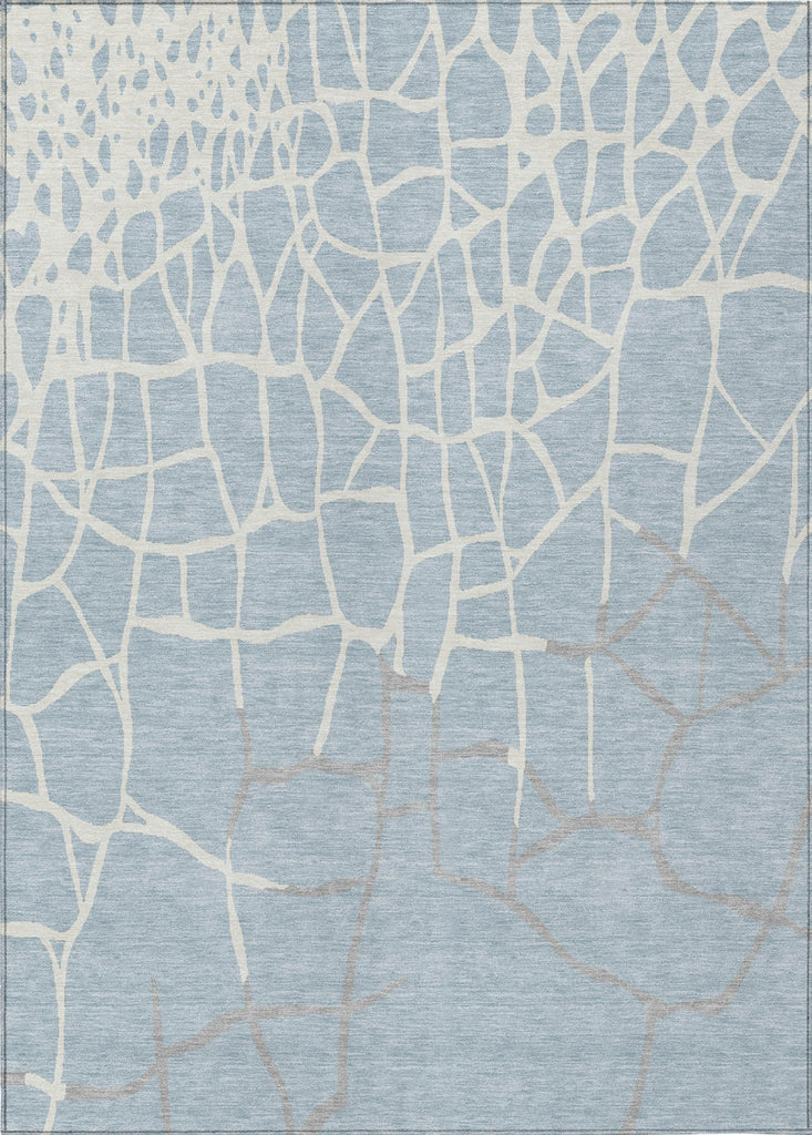 Piper Looms Chantille Squares ACN1049 Sky Machine Washable Area Rug main image