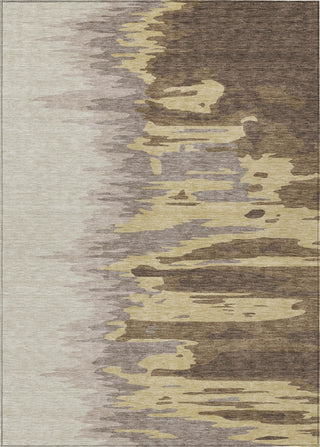 Piper Looms Chantille Abstract ACN1050 Coffee Machine Washable Area Rug main image