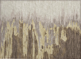 Piper Looms Chantille Abstract ACN1050 Coffee Machine Washable Area Rug Scatter Main Image