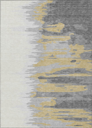 Piper Looms Chantille Abstract ACN1050 Gray Machine Washable Area Rug main image