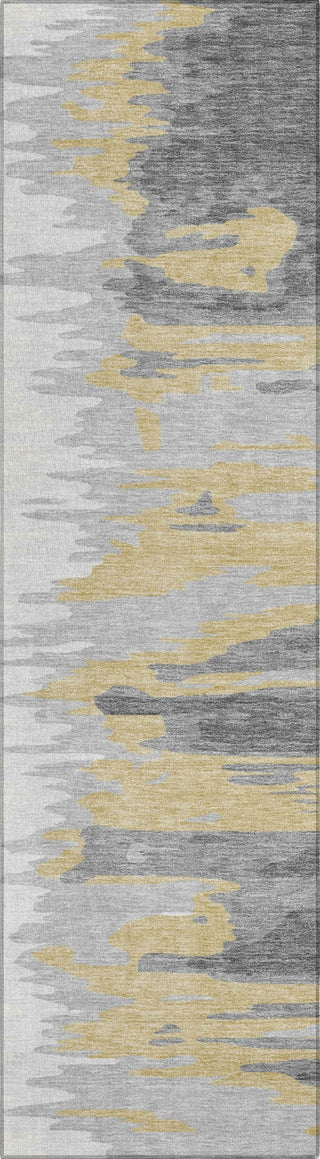 Piper Looms Chantille Abstract ACN1050 Gray Machine Washable Area Rug Runner Main Image