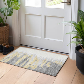 Piper Looms Chantille Abstract ACN1050 Gray Machine Washable Area Rug Scatter Lifestyle Image Feature