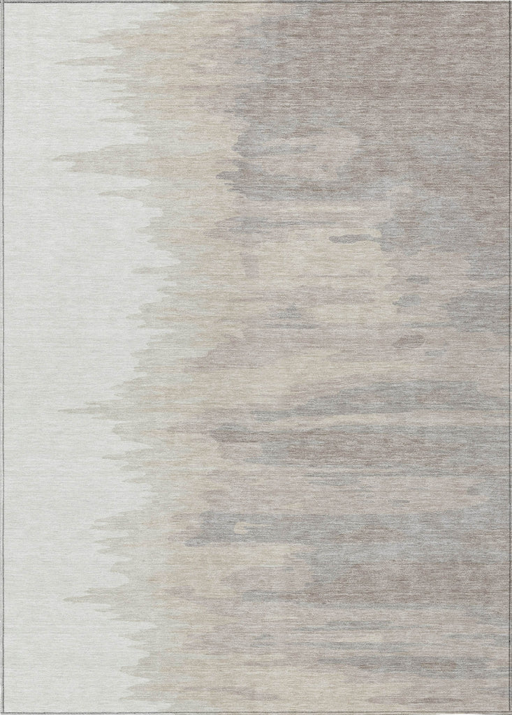 Piper Looms Chantille Abstract ACN1050 Ivory Machine Washable Area Rug main image