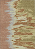 Piper Looms Chantille Abstract ACN1050 Rust Machine Washable Area Rug main image
