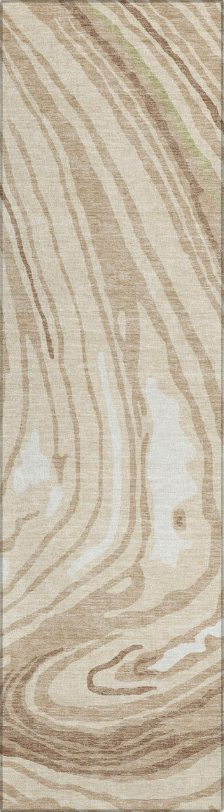 Piper Looms Chantille Swirls ACN1051 Beige Machine Washable Area Rug Runner Main Image