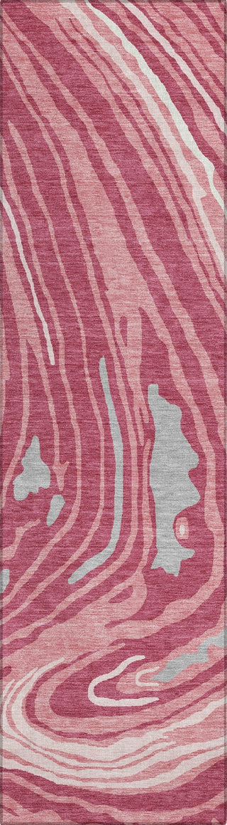 Piper Looms Chantille Swirls ACN1051 Blush Machine Washable Area Rug Runner Main Image