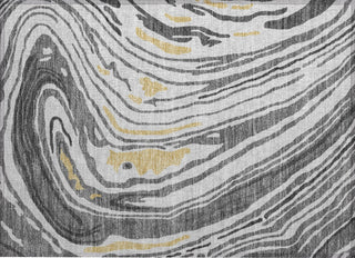 Piper Looms Chantille Swirls ACN1051 Gray Machine Washable Area Rug Scatter Main Image