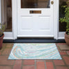 Piper Looms Chantille Swirls ACN1051 Linen Machine Washable Area Rug Scatter Outdoor Lifestyle Image Feature