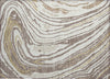 Piper Looms Chantille Swirls ACN1051 Taupe Machine Washable Area Rug Scatter Main Image