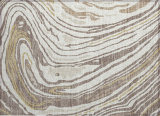 Piper Looms Chantille Swirls ACN1051 Taupe Machine Washable Area Rug Scatter Main Image