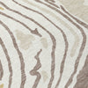 Piper Looms Chantille Swirls ACN1051 Taupe Machine Washable Area Rug Swatch Image