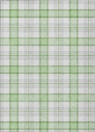 Piper Looms Chantille Plaid ACN1052 Mint Machine Washable Area Rug main image