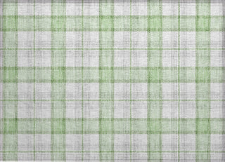 Piper Looms Chantille Plaid ACN1052 Mint Machine Washable Area Rug Scatter Main Image