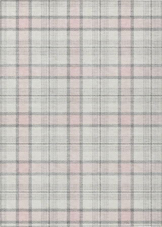 Piper Looms Chantille Plaid ACN1052 Pink Machine Washable Area Rug main image