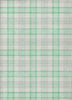Piper Looms Chantille Plaid ACN1052 Seafoam Machine Washable Area Rug main image