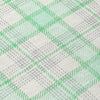 Piper Looms Chantille Plaid ACN1052 Seafoam Machine Washable Area Rug Swatch Image