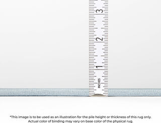 Piper Looms Chantille Plaid ACN1052 Sky Machine Washable Area Rug Depth Image