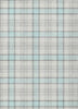 Piper Looms Chantille Plaid ACN1052 Sky Machine Washable Area Rug main image