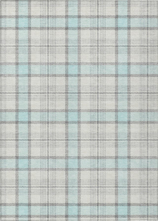 Piper Looms Chantille Plaid ACN1052 Sky Machine Washable Area Rug main image